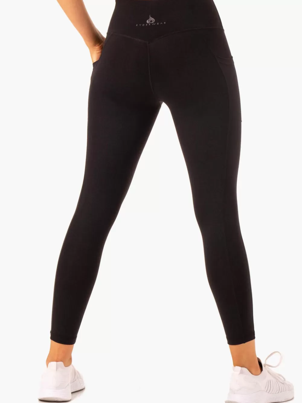 Hot Action High Waisted Pocket Leggings Womens Leggings