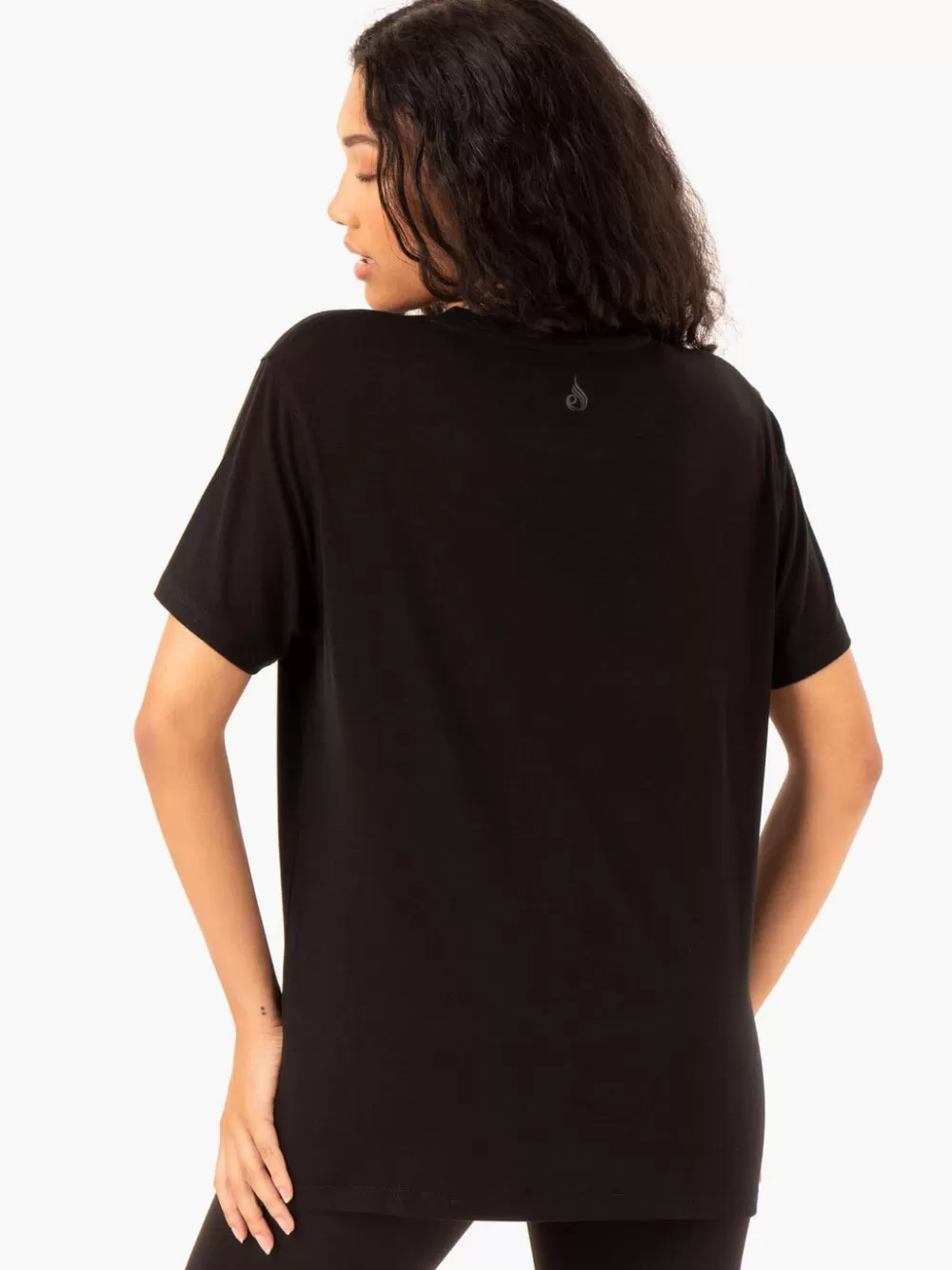 Outlet Boyfriend Longline T-Shirt Womens Tops