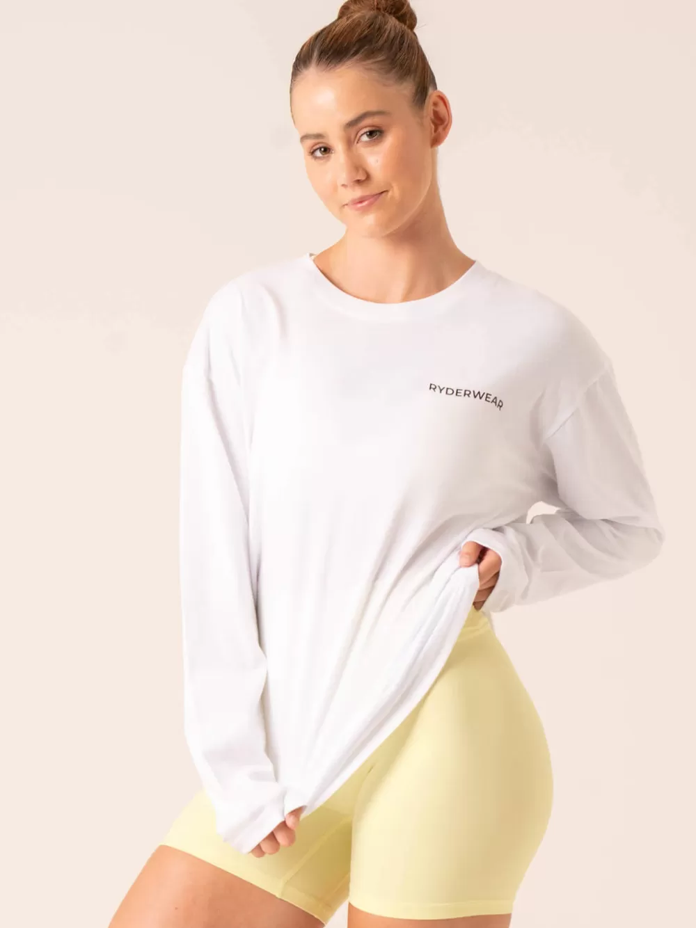 Cheap Embody Oversized Long Sleeve T-Shirt Womens Tops