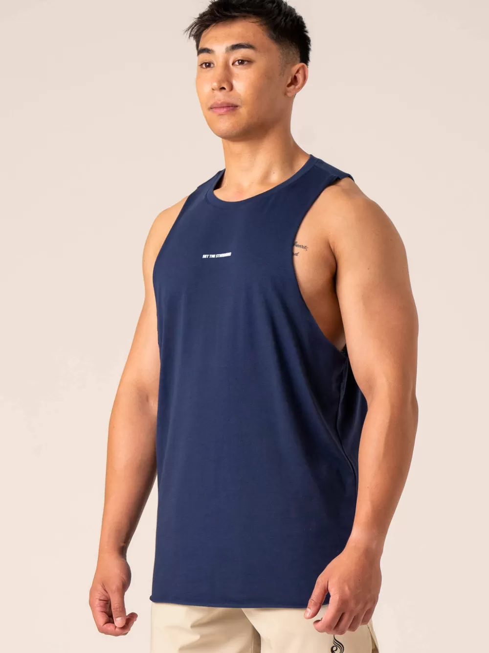 Outlet Emerge Drop Armhole Tank Mens Tops