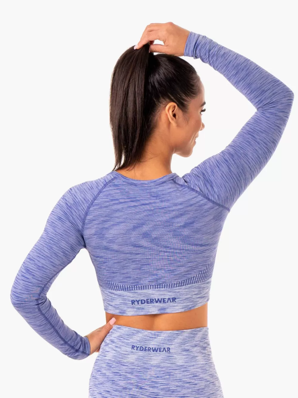 New Evolve Seamless Long Sleeve Top Womens Tops