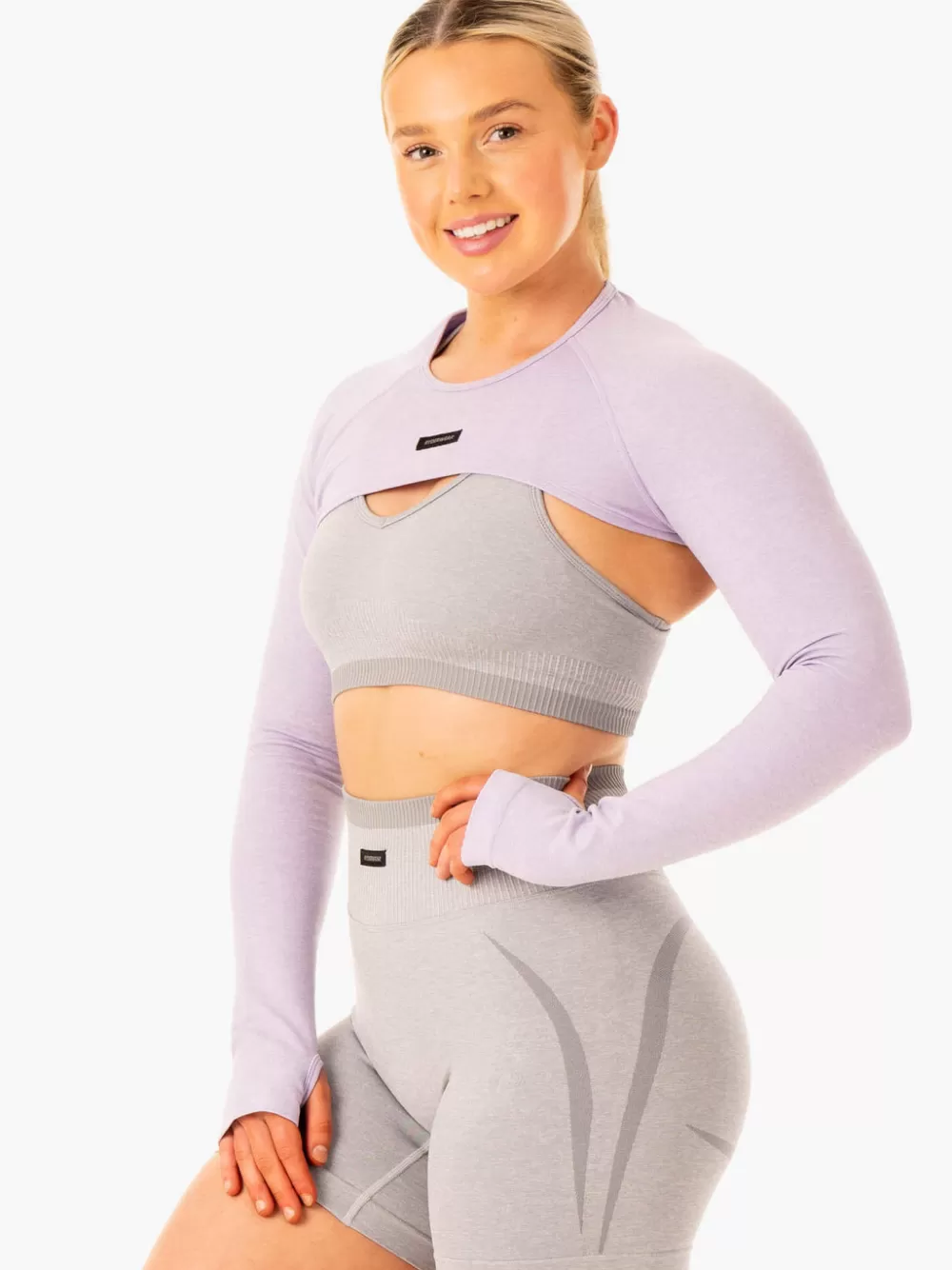 Clearance Excel Seamless Super Crop Womens Tops