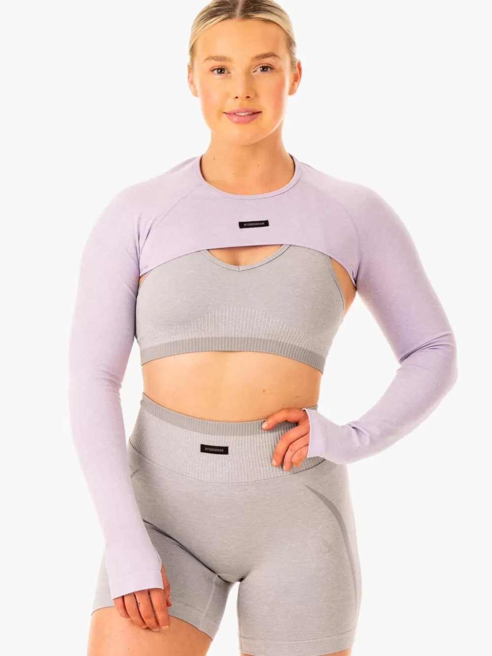 Clearance Excel Seamless Super Crop Womens Tops