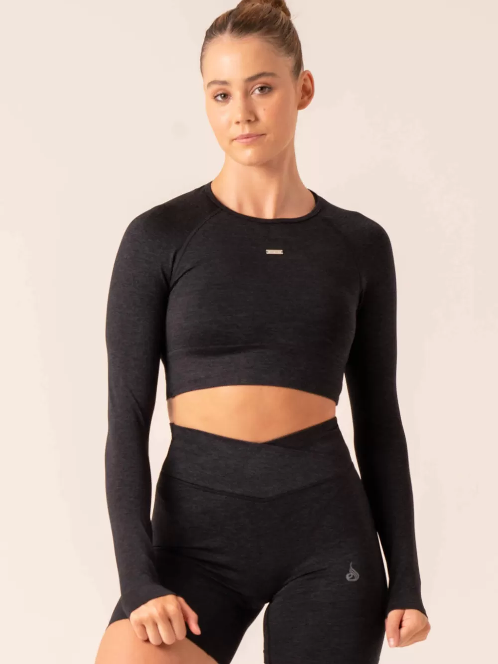 Outlet Focus Seamless Long Sleeve Top Womens Tops