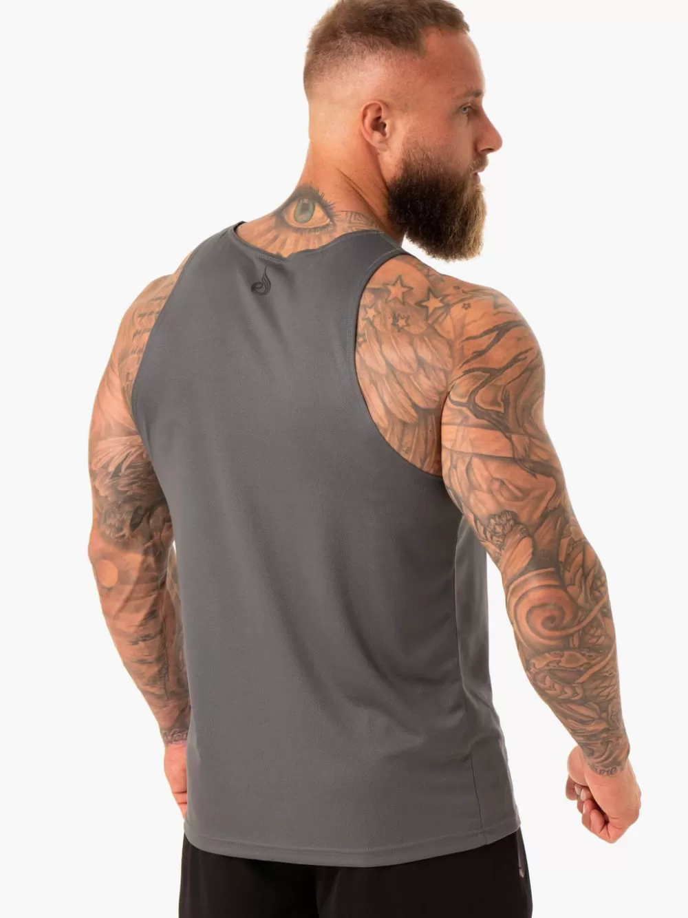 Sale Heighten Mesh Regular Tank Mens Tops