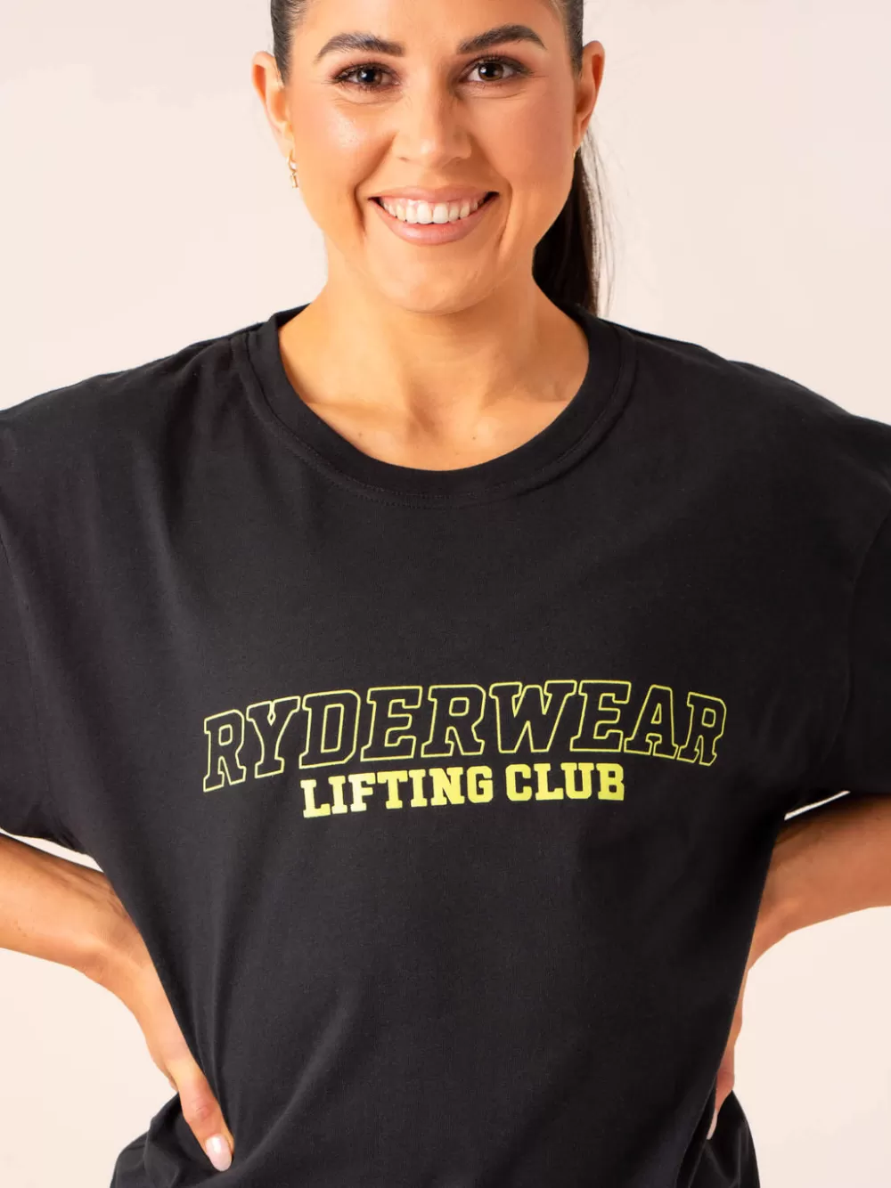 Fashion Lifting Club T-Shirt Womens Tops