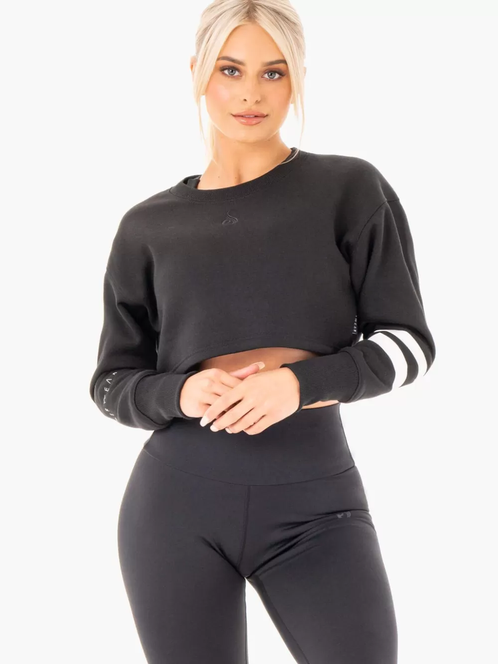 Flash Sale Motion Cropped Sweater Womens Tops