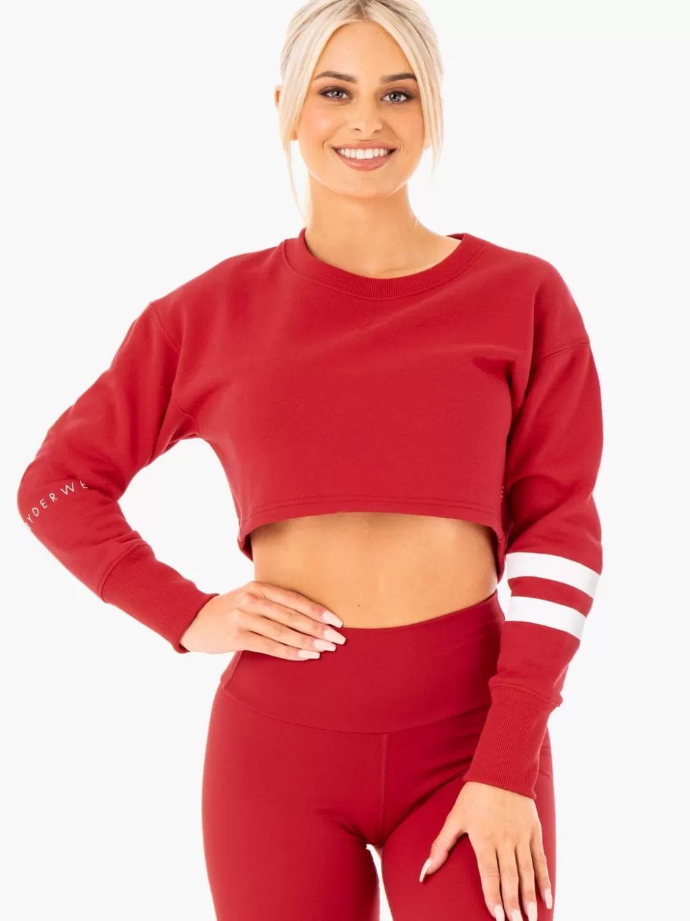 Shop Motion Cropped Sweater Womens Tops