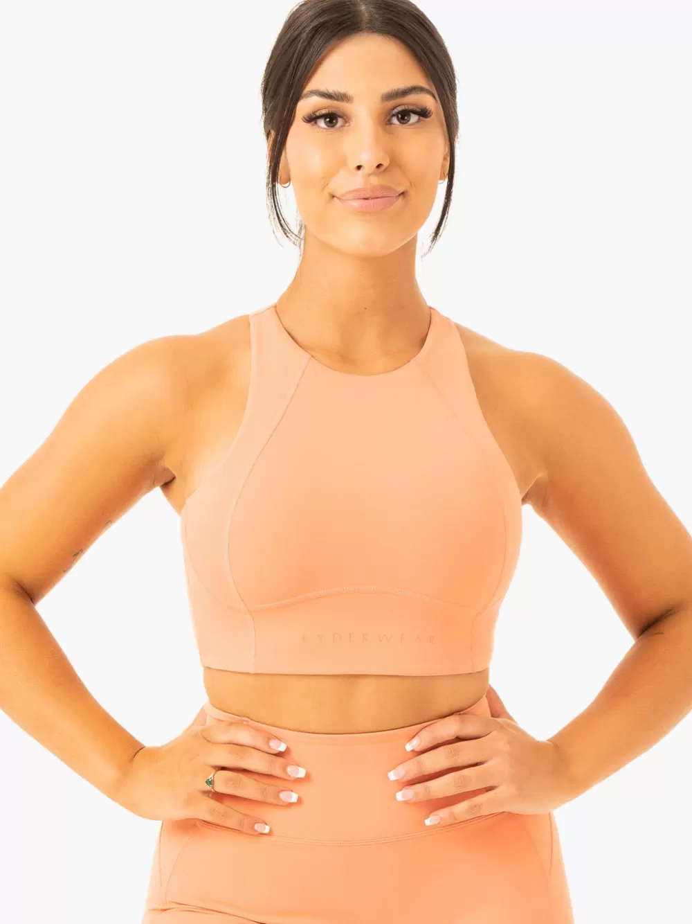 Hot Nkd Frame Long Line Sports Bra Womens Sports Bras