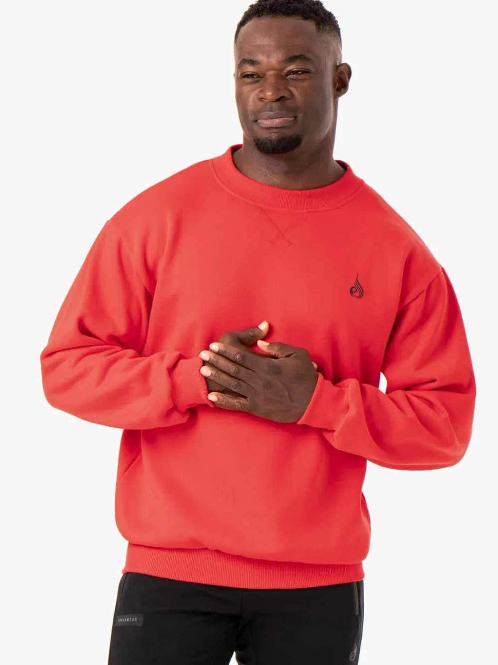 Fashion Reset Fleece Crew Neck Mens Tops