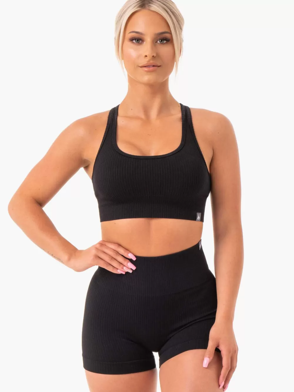 Clearance Rib Seamless Sports Bra Womens Sports Bras