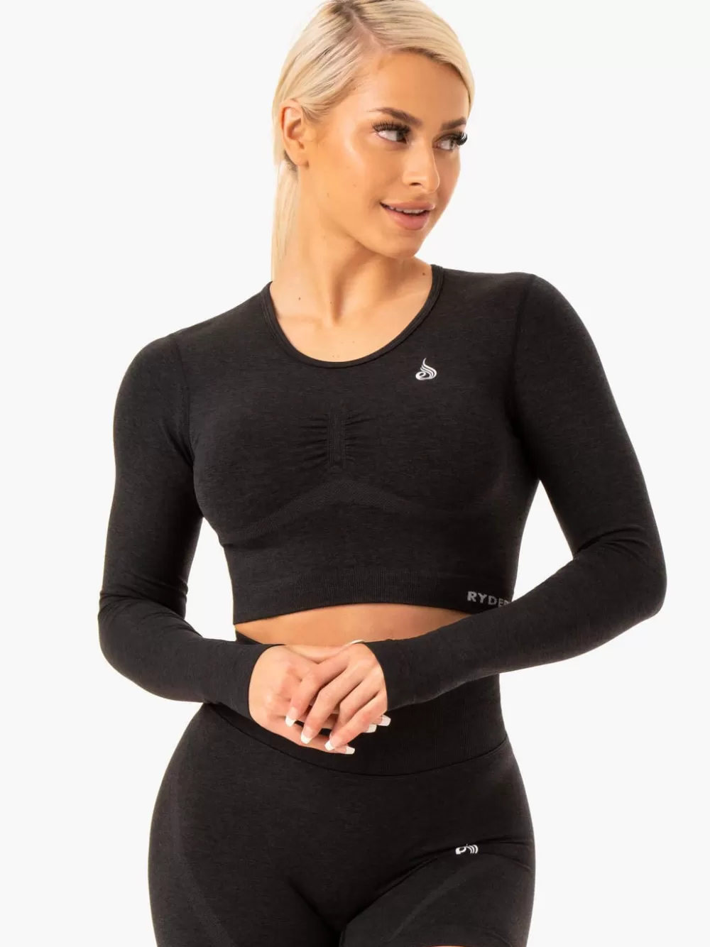 Flash Sale Sculpt Seamless Long Sleeve Top Womens Tops