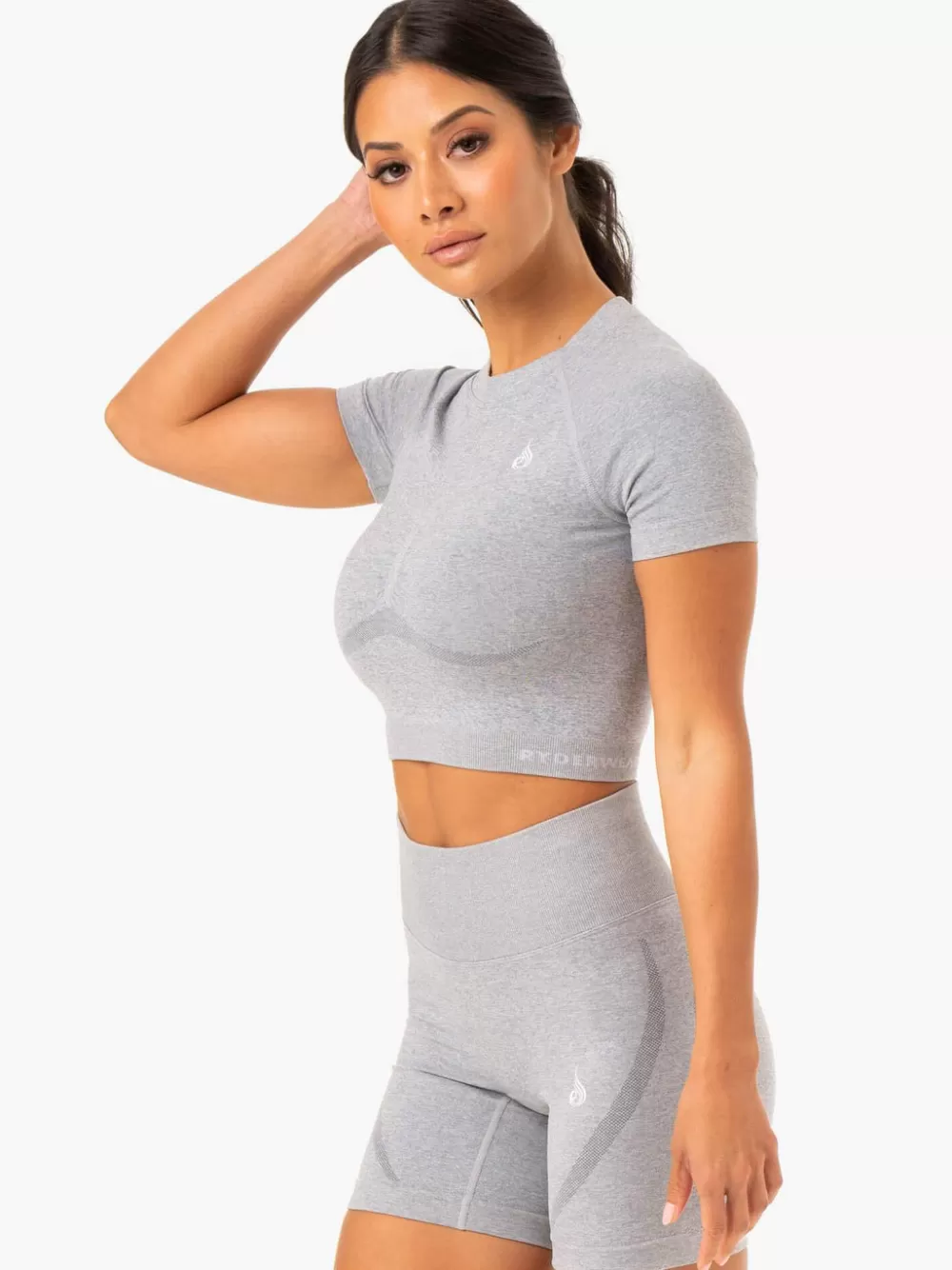 Hot Sculpt Seamless T-Shirt Womens Tops