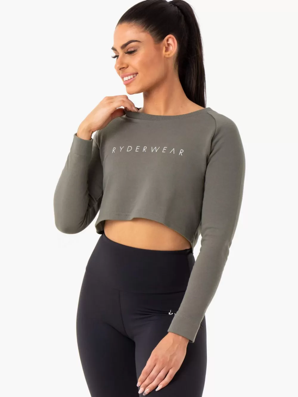 Cheap Staples Cropped Sweater Womens Tops