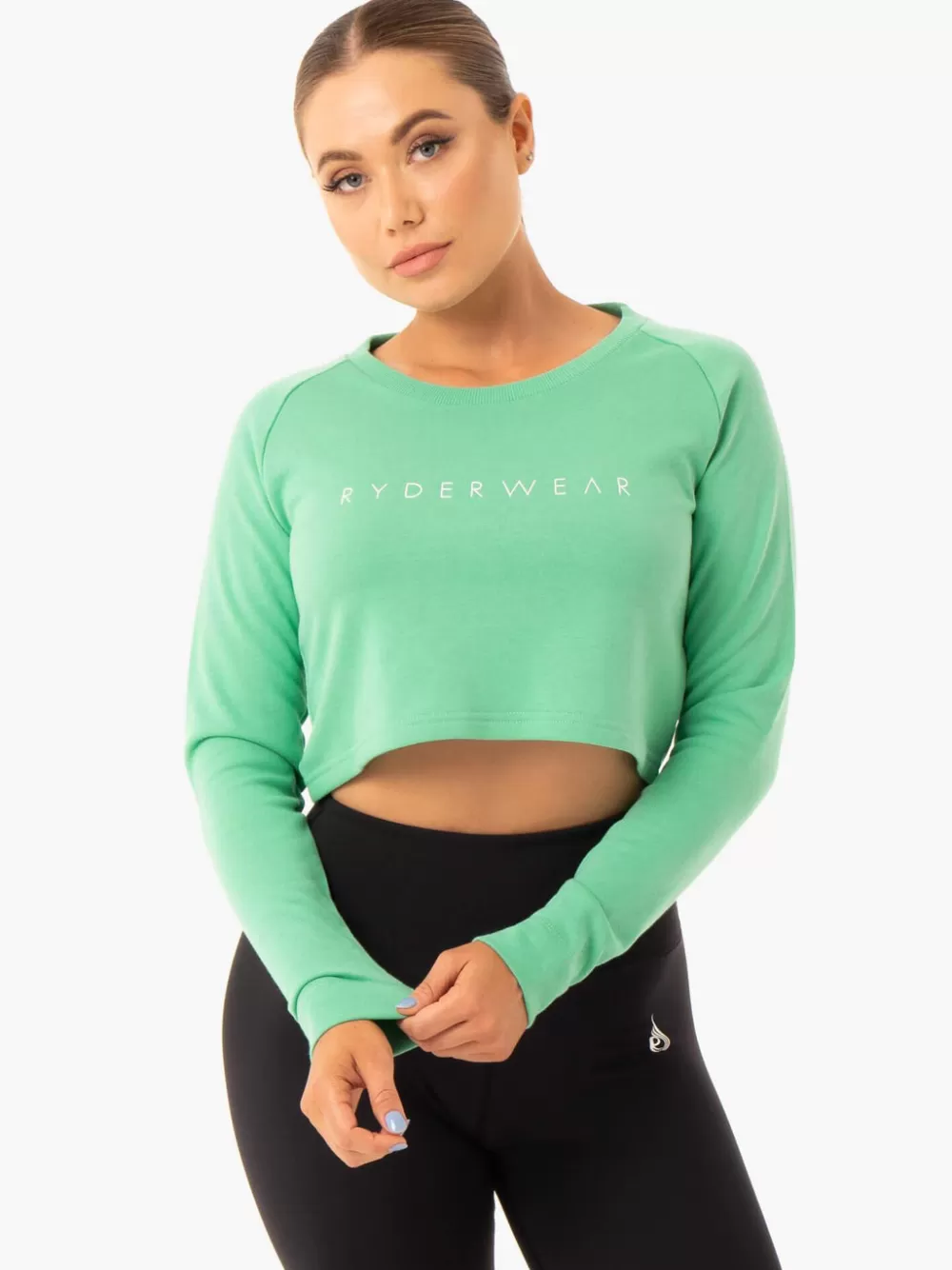 Discount Staples Cropped Sweater Womens Tops