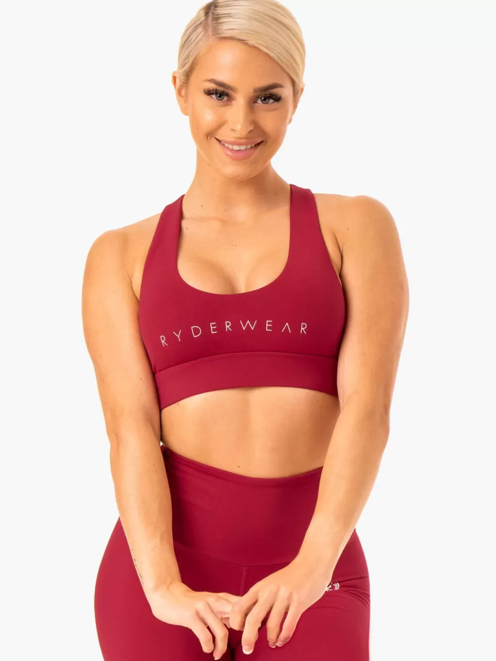 Hot Staples Cross Over Sports Bra Womens Sports Bras