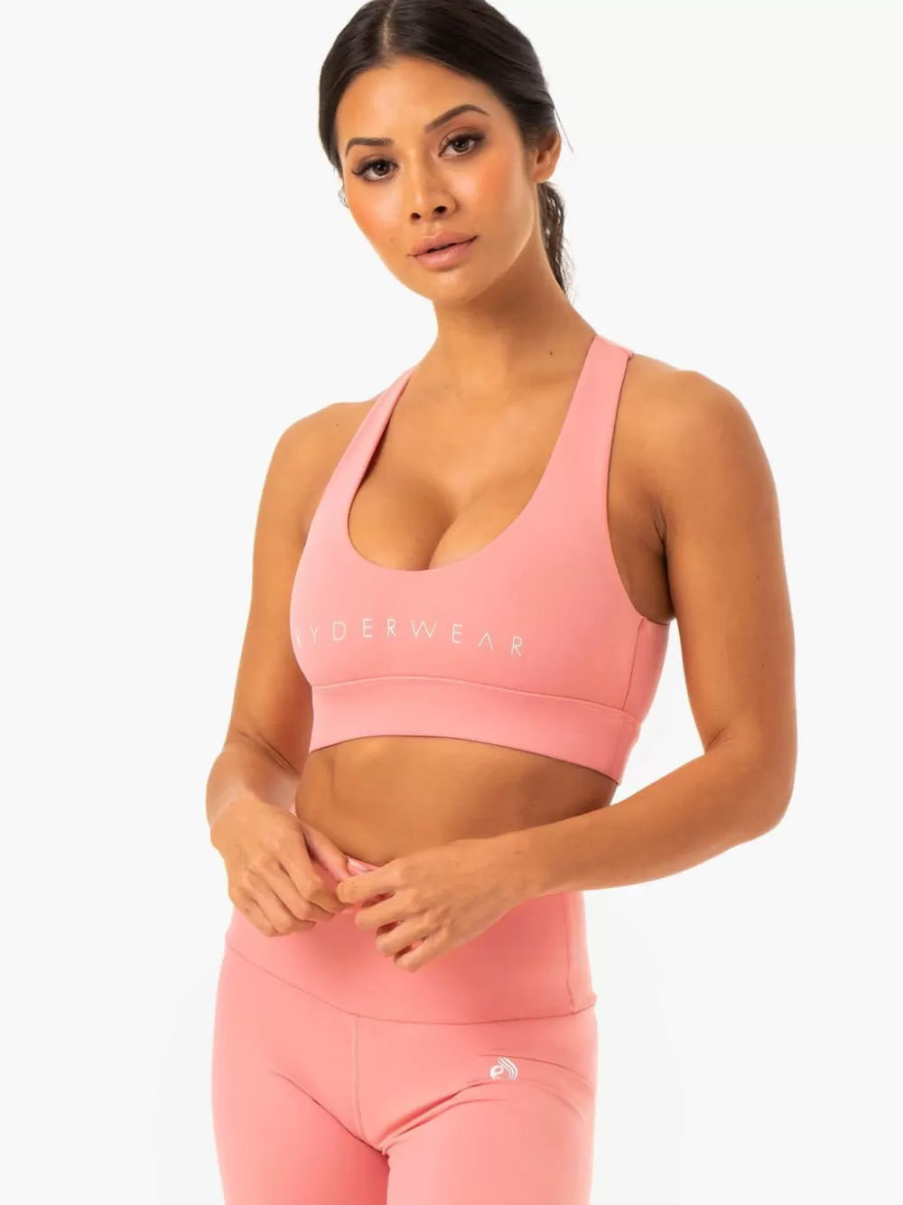 Cheap Staples Cross Over Sports Bra Womens Sports Bras