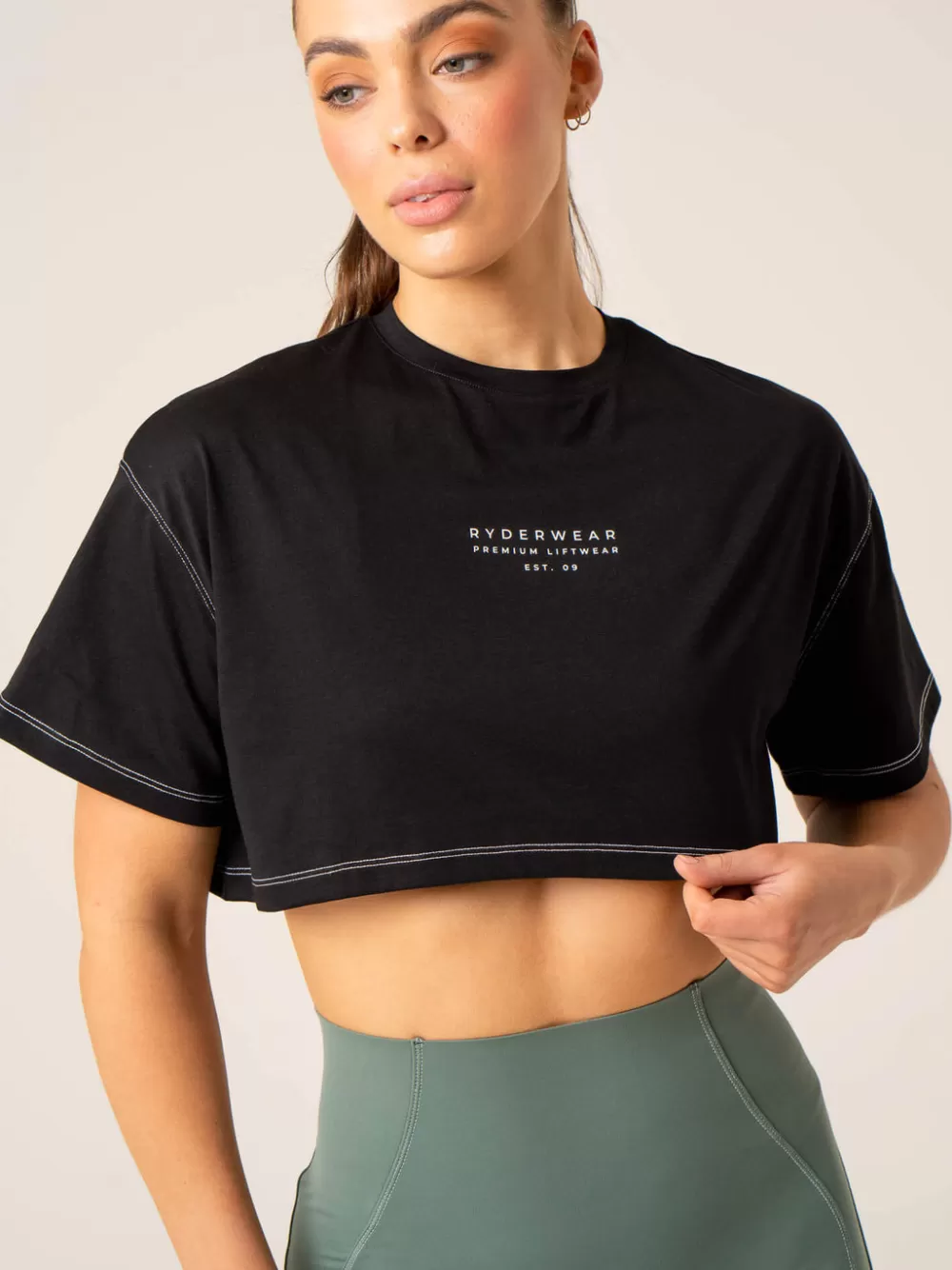 Discount Stride Oversized Tee Womens Tops